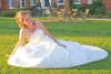 Bride on Lawn