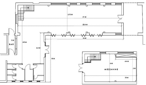 Floor plan layout of beautiful Shropshire wedding venue